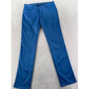 Barabas Italy Pants Mens Size 30x328 Blue Golf Skinny Chinos Casual Cotton Poly